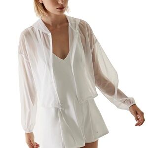 Lanston Sport Mesh Hoodie – White – Size L – NWOT – Sold Out